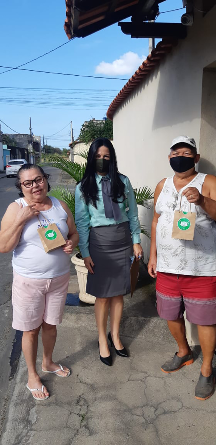 Costa Verde entrega kit de prevenção contra a Covid-19 para beneficiários