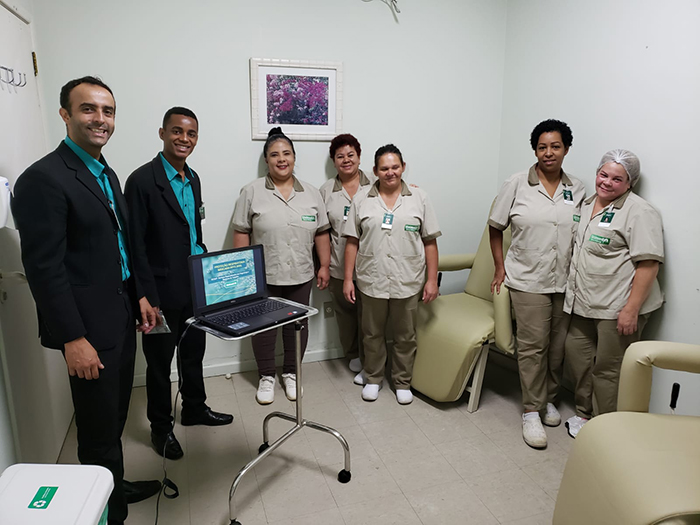 Hospital Unimed Nova Friburgo realiza treinamento sobre proteção respiratória