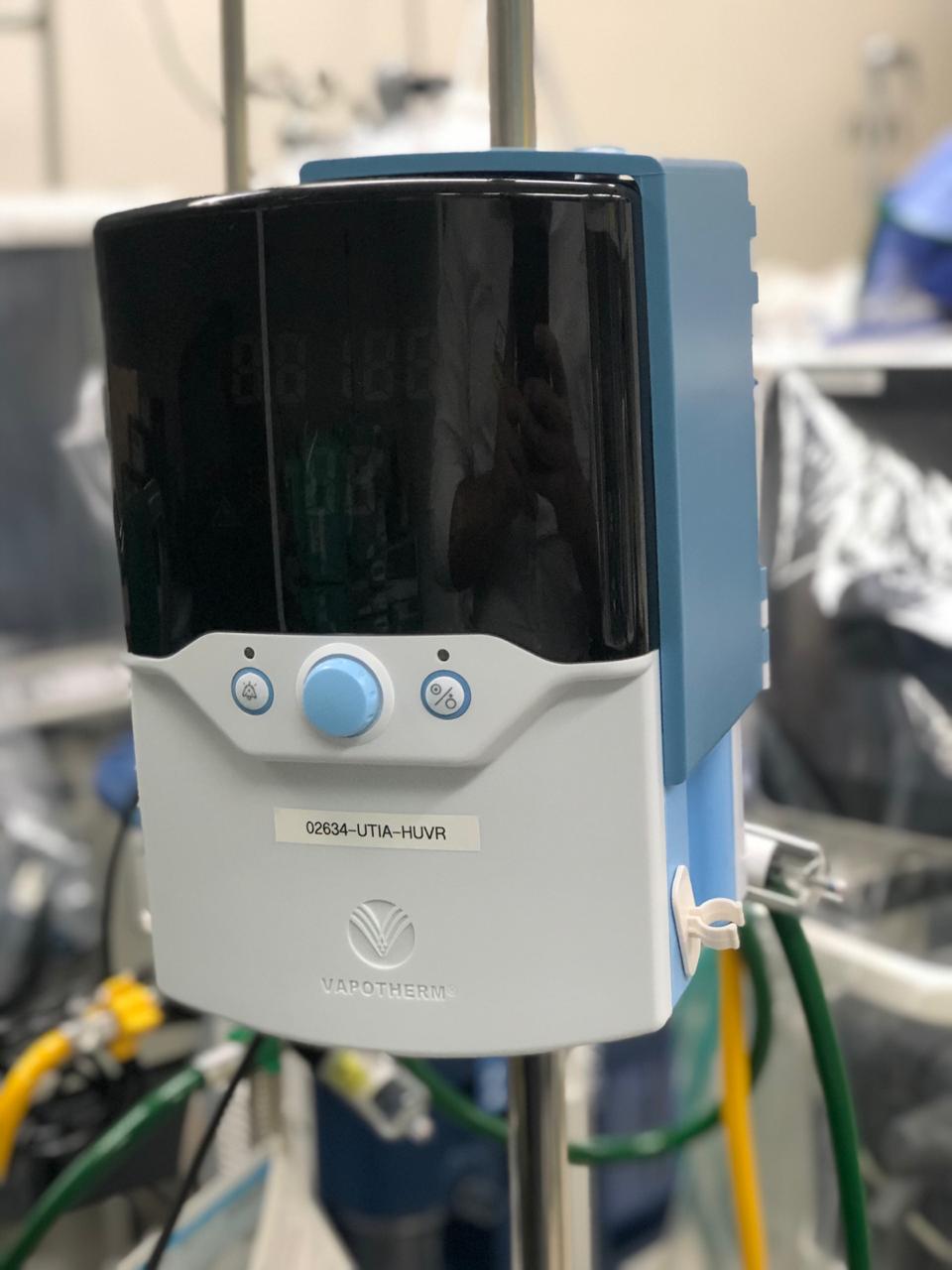 Novo equipamento respiratório é utilizado em pacientes com COVID-19