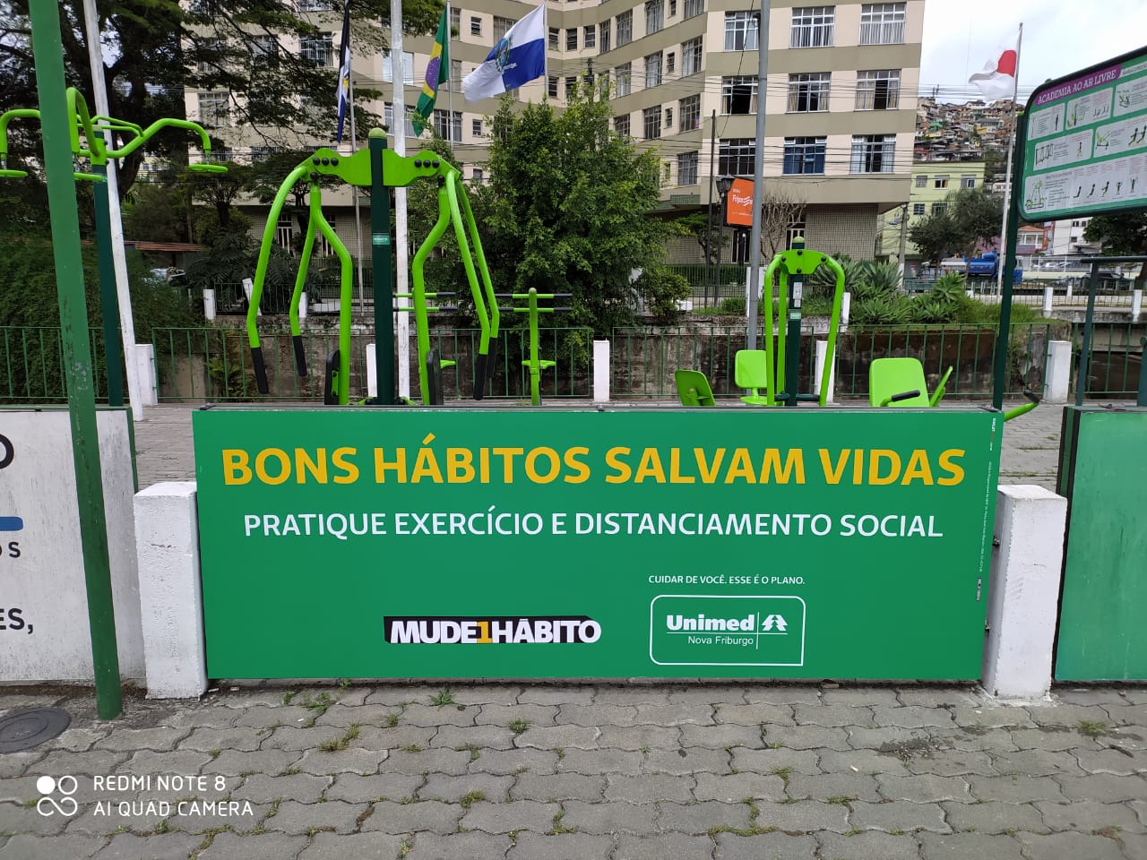 Academia ao Ar Livre é reaberta