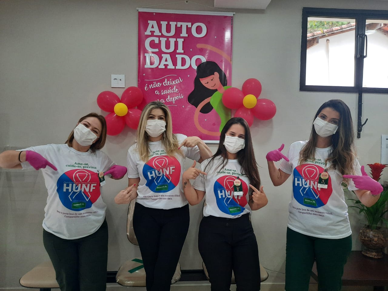 Setor de Oncologia do HUNF celebra o Outubro Rosa