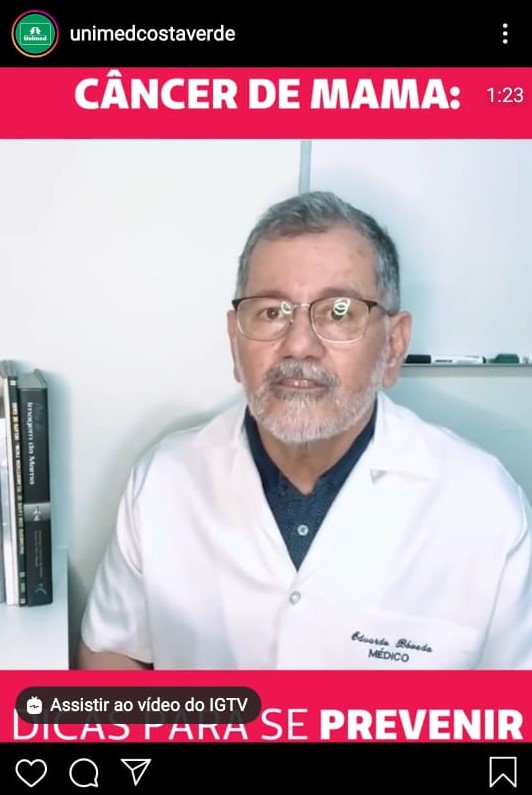 Cooperado participa da campanha de conscientização do Outubro Rosa