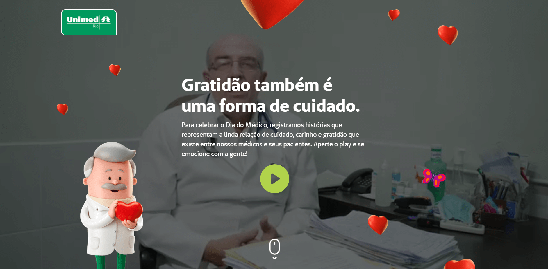 Página especial celebra o Dia do Médico