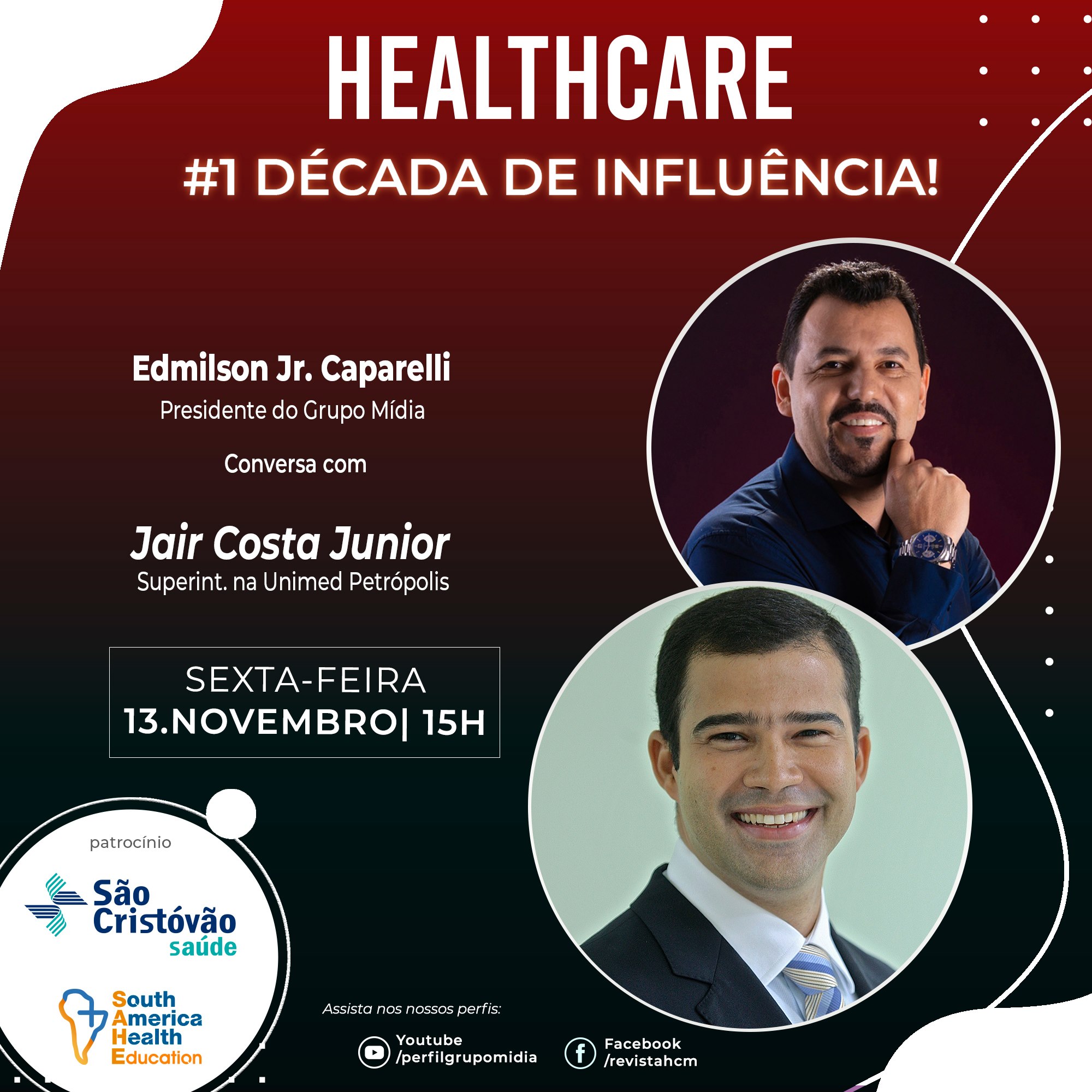 Superintendente concorre aos 100 maiores profissionais influenciadores da saúde da década