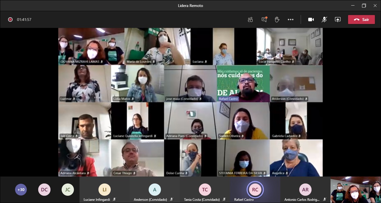 Live de encerramento do ciclo de treinamentos do Lidera em 2020