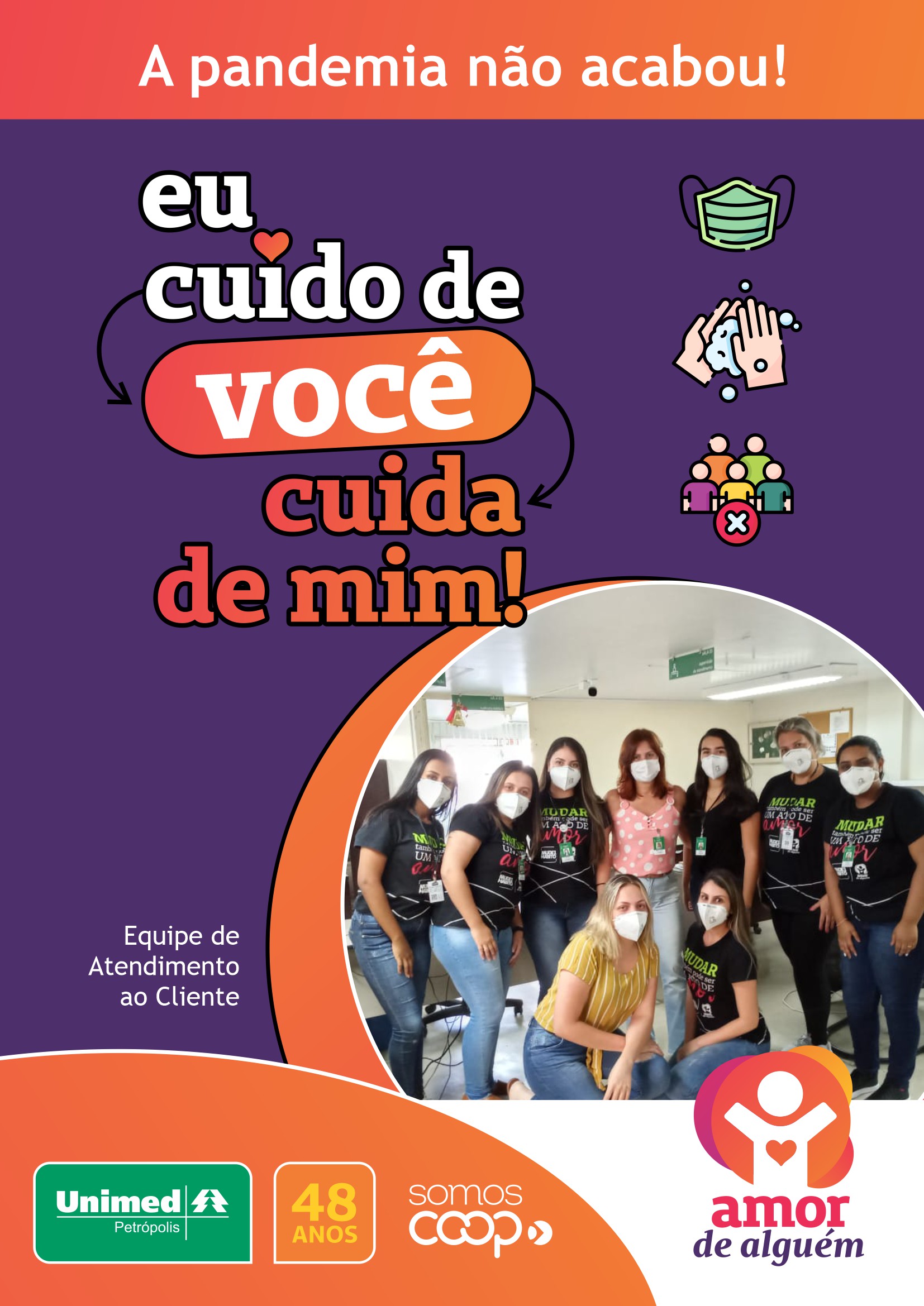 Campanha “eu cuido de você, você cuida de mim”