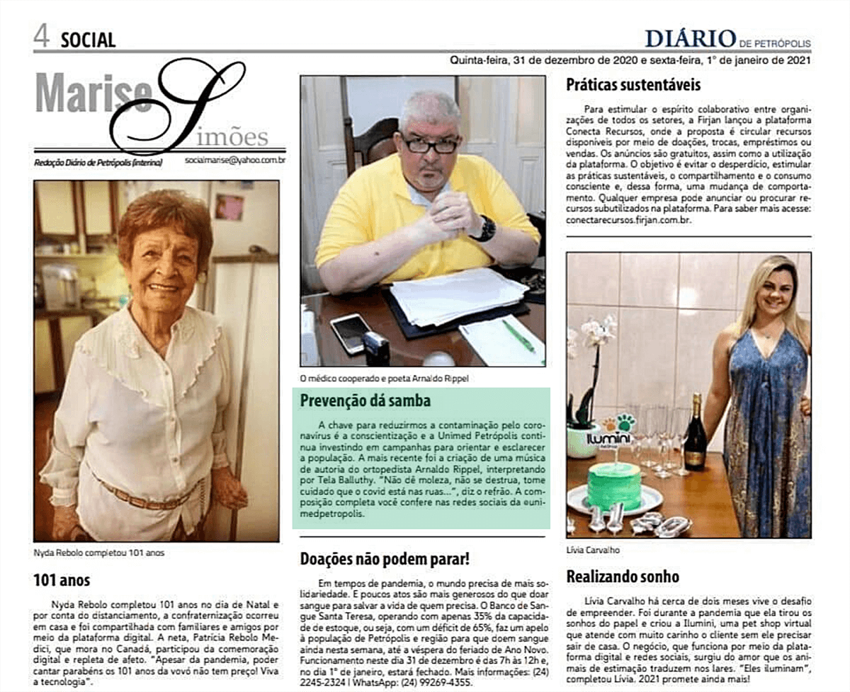 Marchinha ganha visibilidade na imprensa