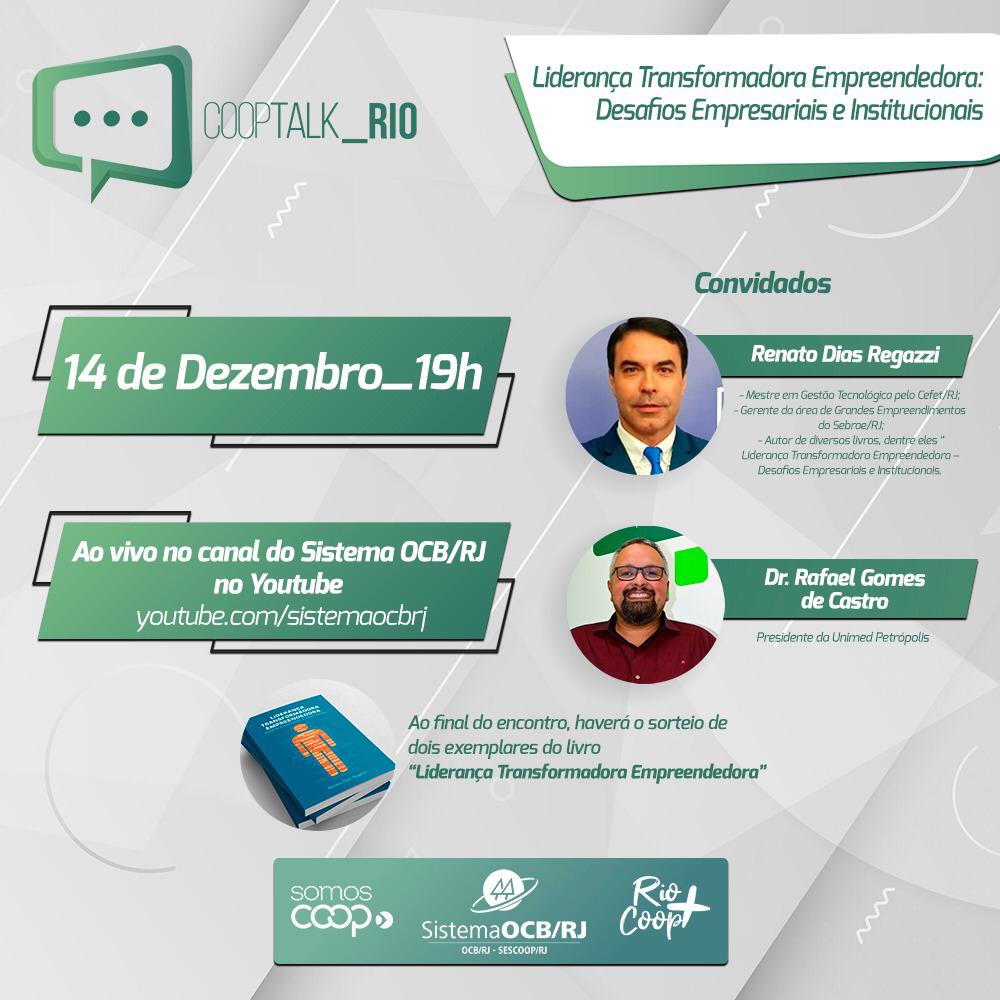 Presidente participa de Live do Sistema OCB/RJ