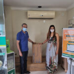 Doação de dois aparelhos de ar condicionado à hospital municipal