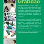 Cartas de gratidão aos profissionais da saúde