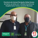 Presidente se reúne com o diretor executivo do Santa Teresa