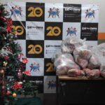 Doação de aves natalinas para famílias em situação de vulnerabilidade social