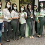 Colaboradoras da Norte Fluminense ganharam suculentas no Dia da Mulher