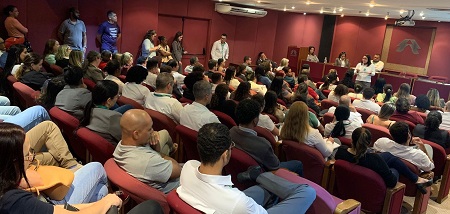Palestra sobre assédio para colaboradores