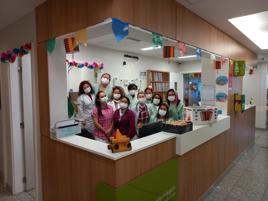 Festa junina para crianças internadas chama atenção da mídia