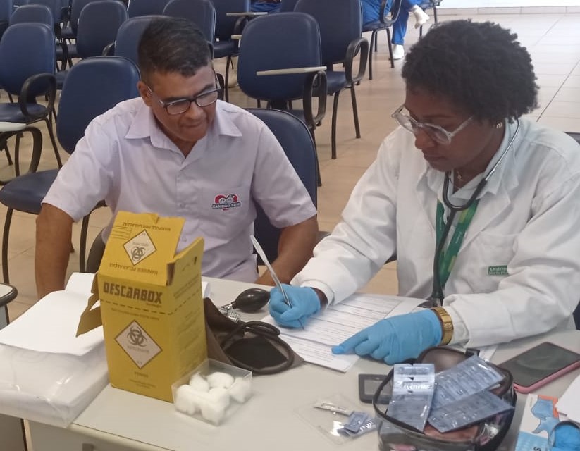 Acompanhamento em saúde para parceiras da cooperativa