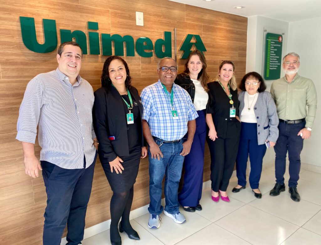 Federada recebe equipe da Unimed Chapecó para visita técnica