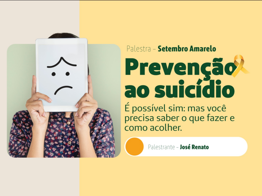 Cooperativa promove palestras de conscientização no Setembro Amarelo