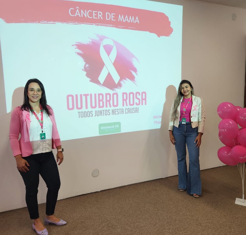 Outubro Rosa: Unimed leva informação aos funcionários de empresas-clientes