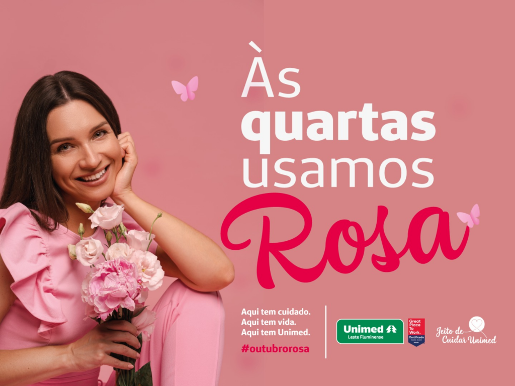 Outubro foi o mês de “Às Quartas Usamos Rosa”