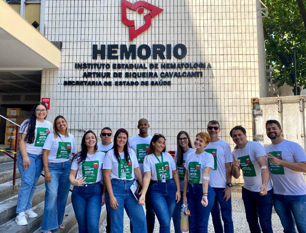 Doação de sangue: colaboradores participam do bloco da solidariedade