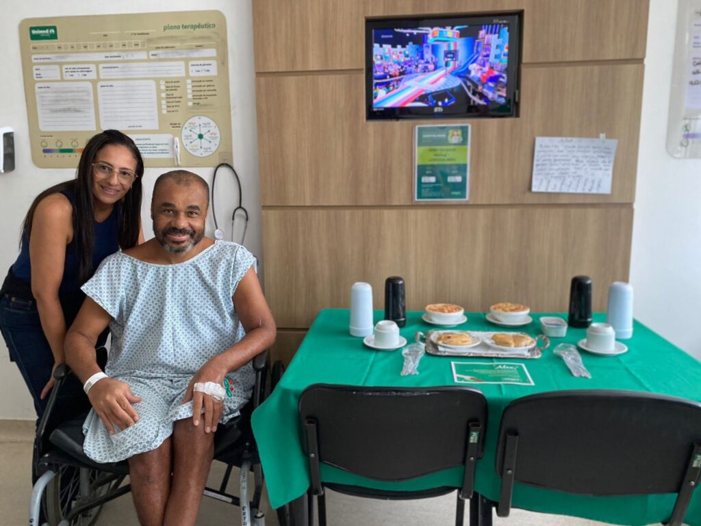 Surpresa para paciente internado