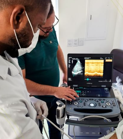 Treinamento de ultrassom cinesiológico é aplicado em hospital