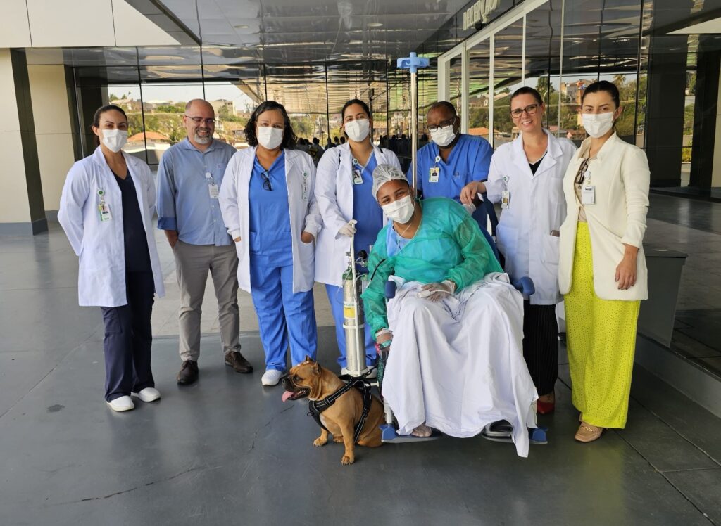 Visita de pet torna o ambiente hospitalar ainda mais humanizado