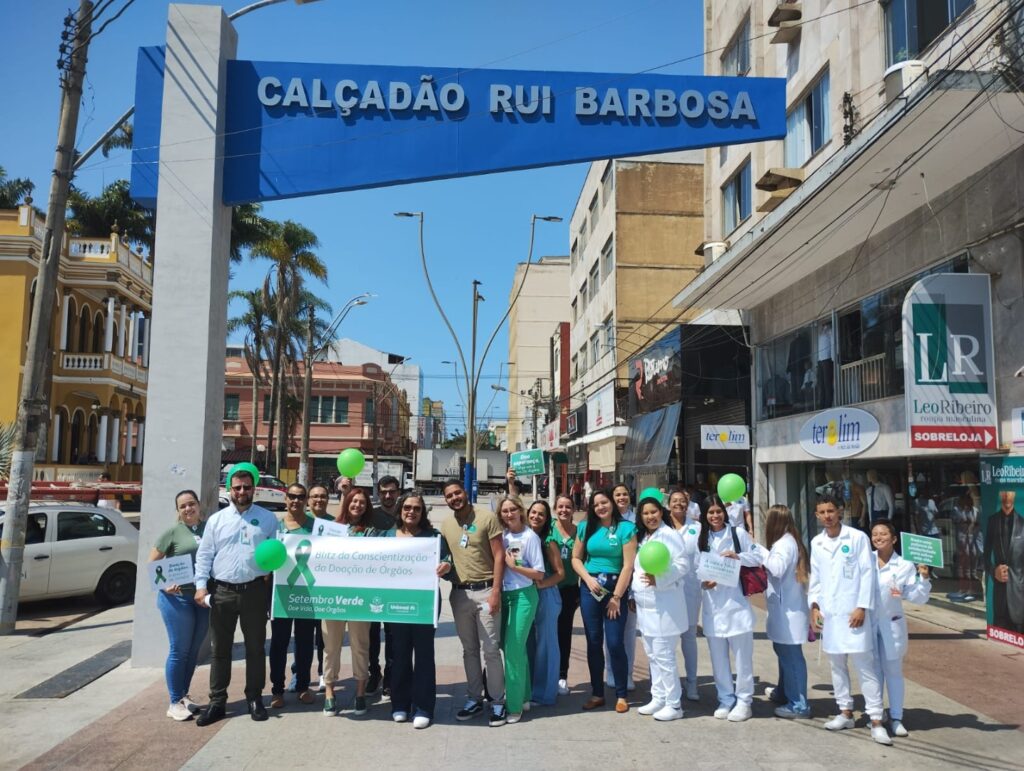 Blitz sensibiliza pessoas sobre a doação de órgãos