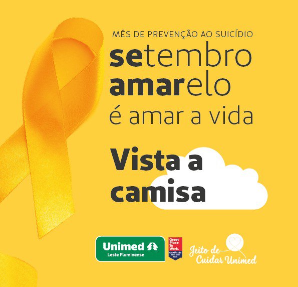 ‘Vista a Camisa’: Singular realiza campanha de conscientização no Setembro Amarelo