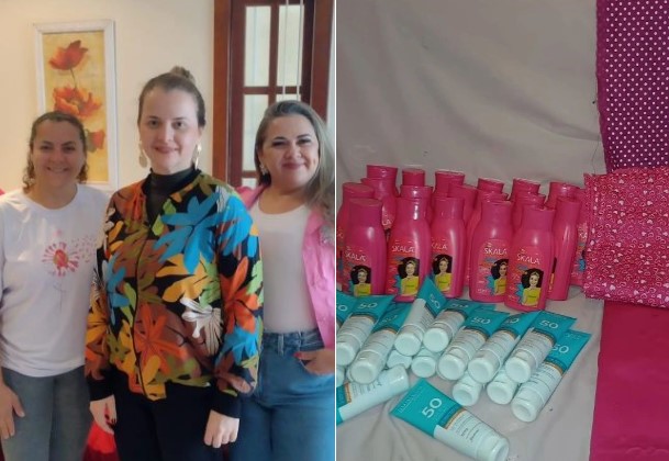 Outubro Rosa: Singular leva doações para ONG da região