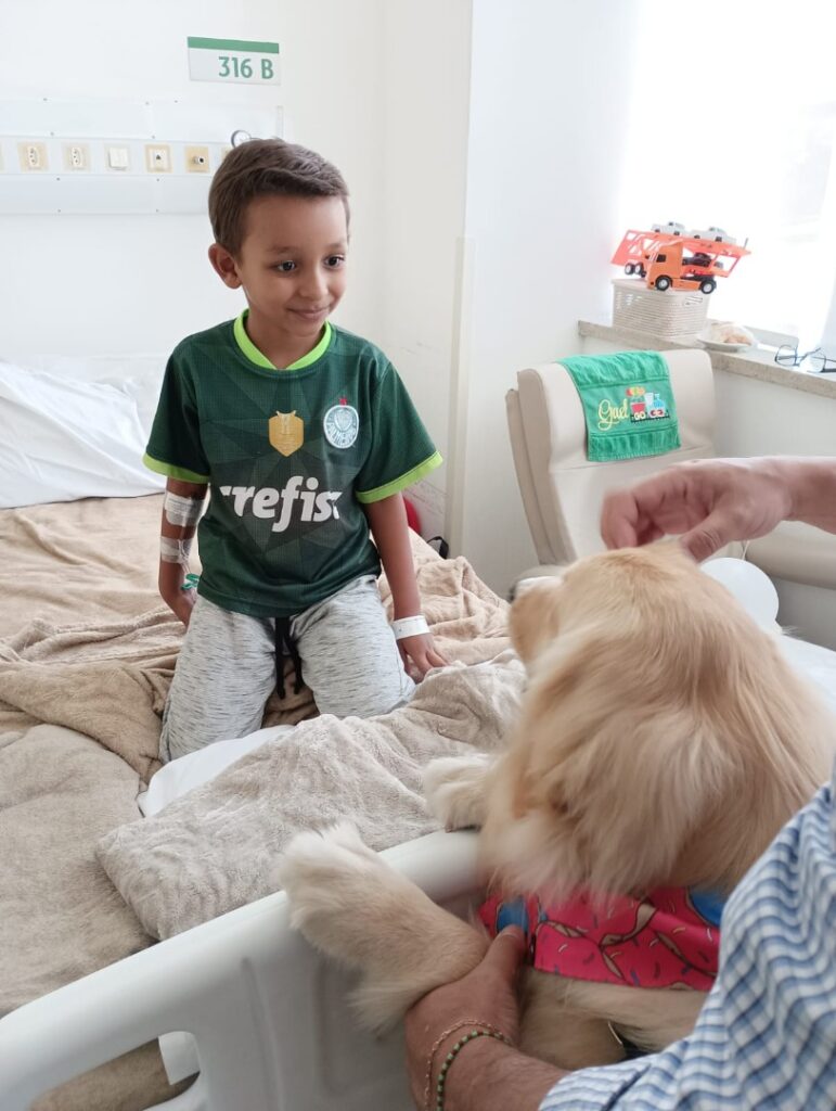 ‘Cão Terapeuta’ transforma as manhãs em hospital
