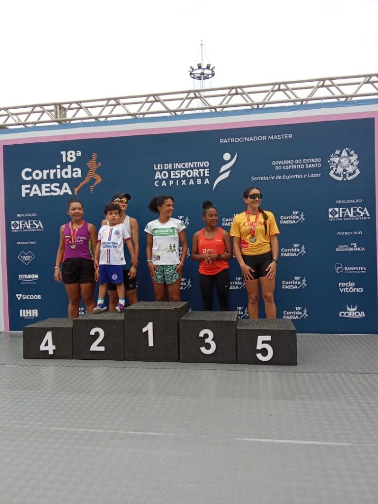 Atleta patrocinada garante 1º lugar em corrida no Espírito Santo