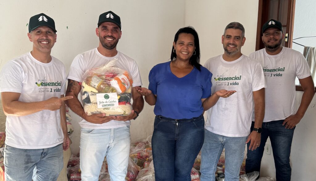 Operadora entrega cestas básicas da campanha ‘Um gesto de Solidariedade’