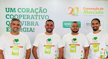 Equipes participam da Convenção Unimed de Mercado (MG)