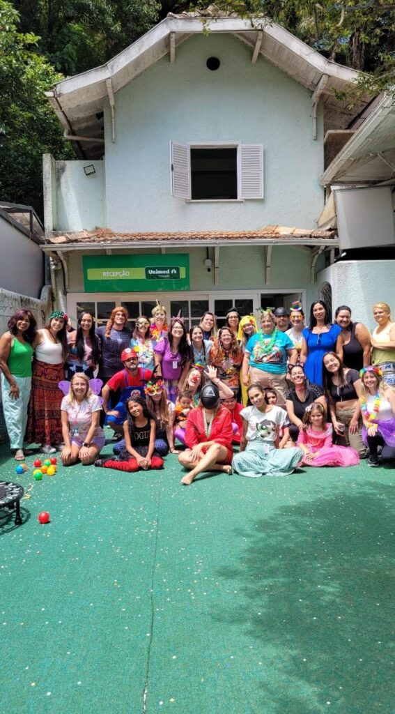 Bloco de alegria no Espaço TE Acolhemos!