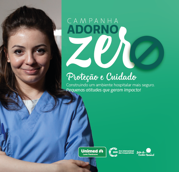Campanha Adorno Zero reforça segurança do paciente