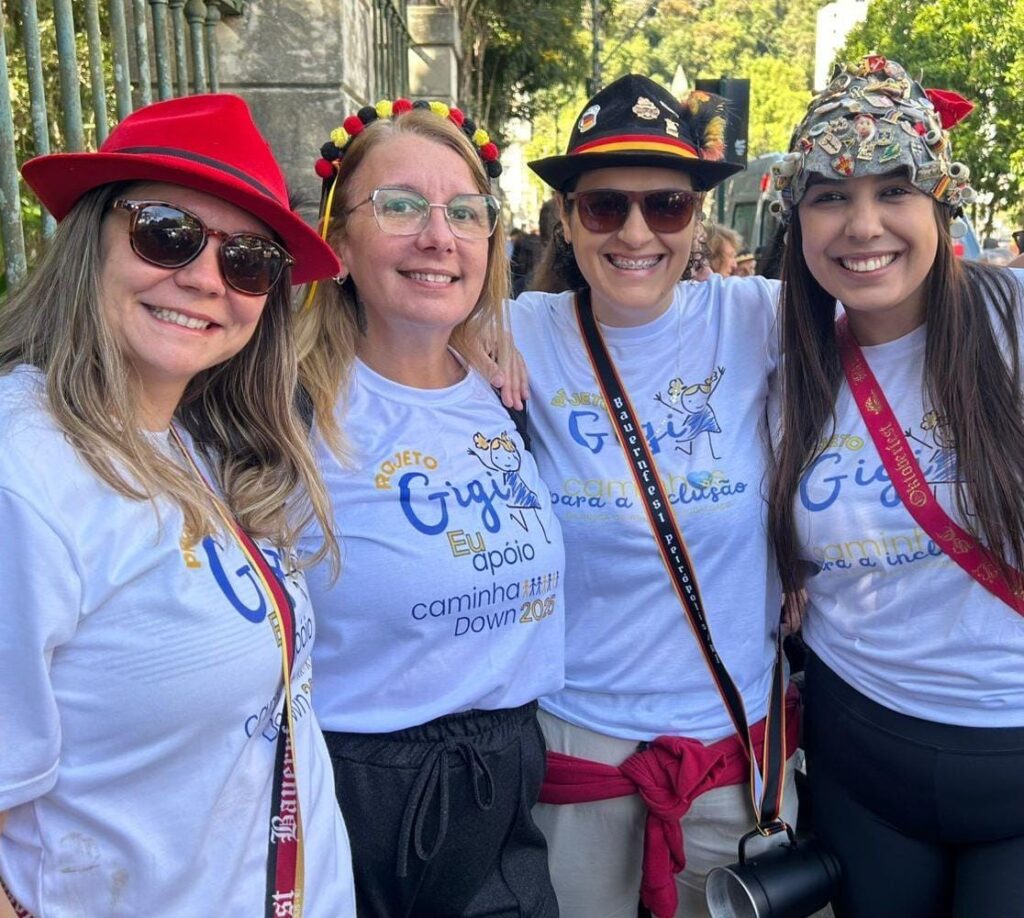 Equipe apoia projeto de inclusão social na Bauernfest