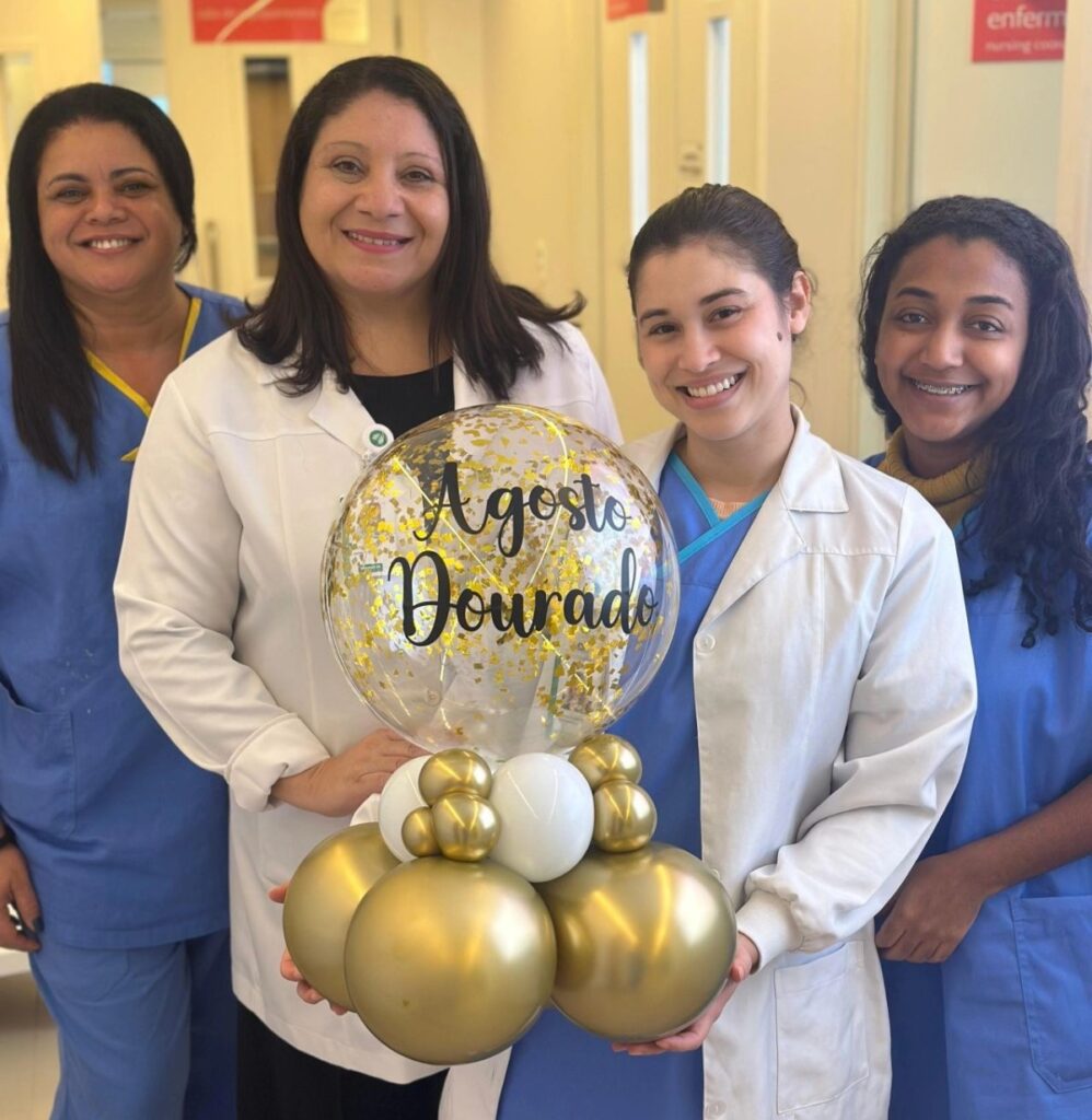Hospital inicia ações da campanha Agosto Dourado