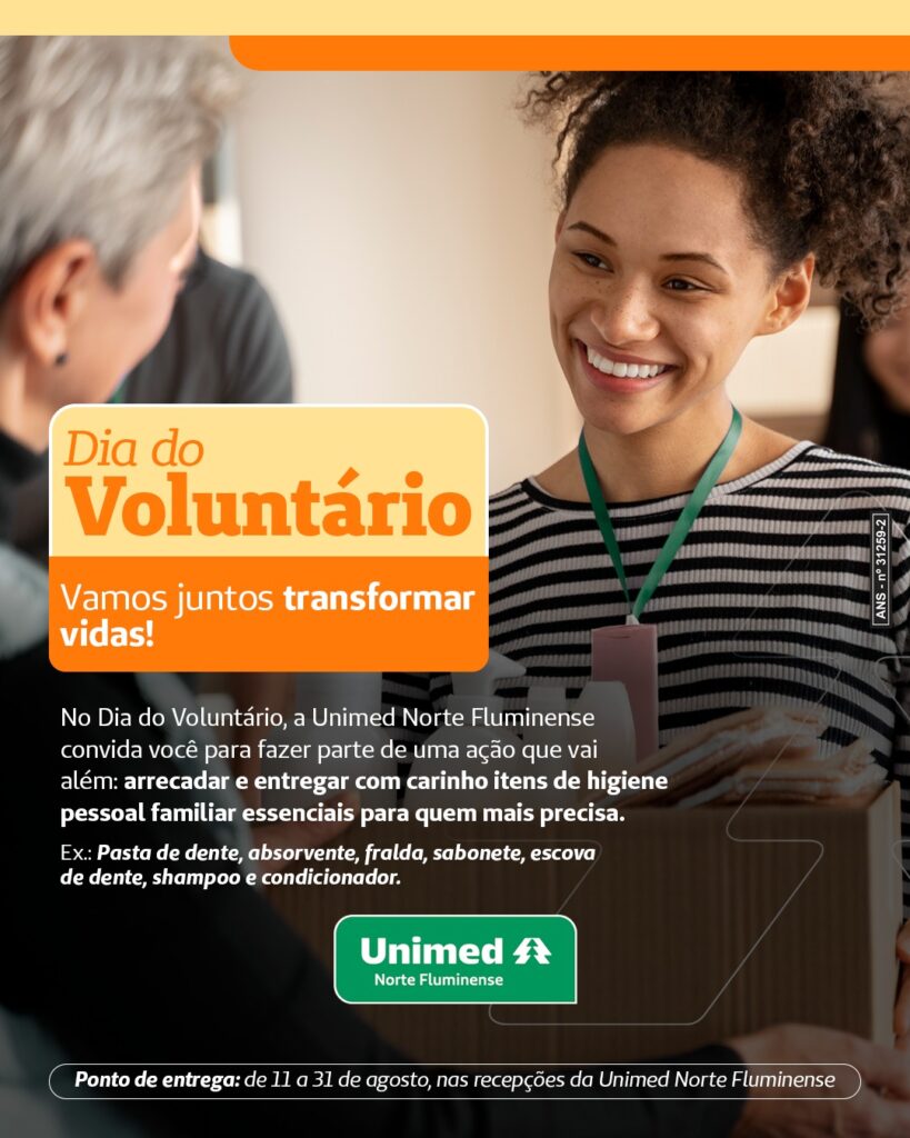 Campanha de voluntariado arrecada itens de higiene