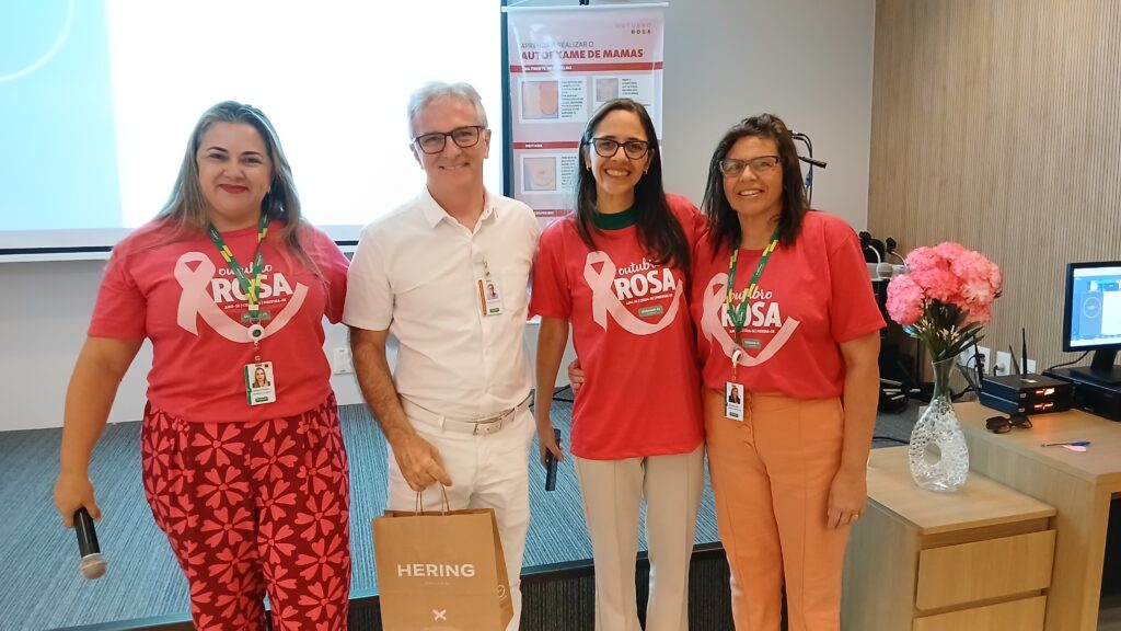 Palestra reforça importância do autocuidado no Outubro Rosa