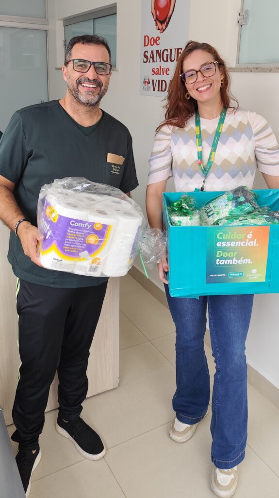 Ação solidária arrecada produtos de higiene para instituição de idosos