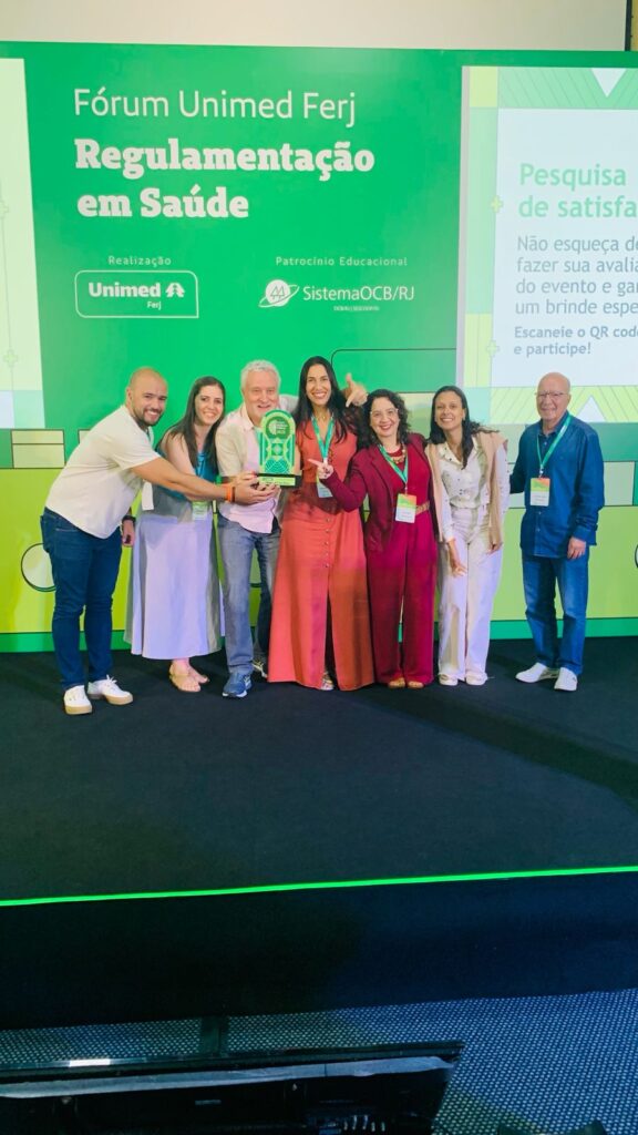 Trabalho colaborativo rende 1º lugar em premiação da Unimed Ferj