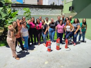 Treinamento de combate a incêndio unifica equipes da operadora e hospital