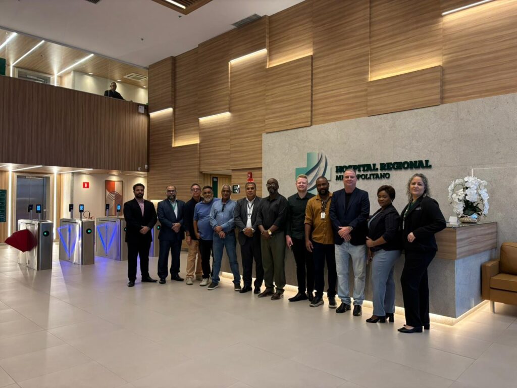 Corretores parceiros visitam unidade hospitalar
