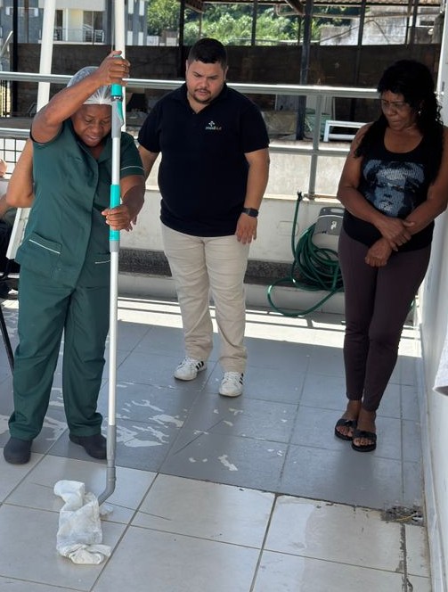 Treinamento sobre higienização para Hospital