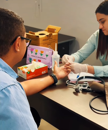 Iniciativa promove avaliação de saúde e prevenção para empresa parceira