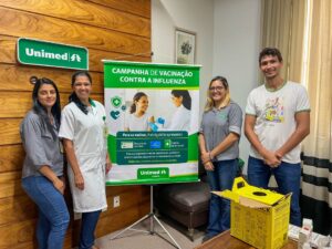 Ação promove campanha de vacinação contra gripe para colaboradores, cooperados e terceirizados