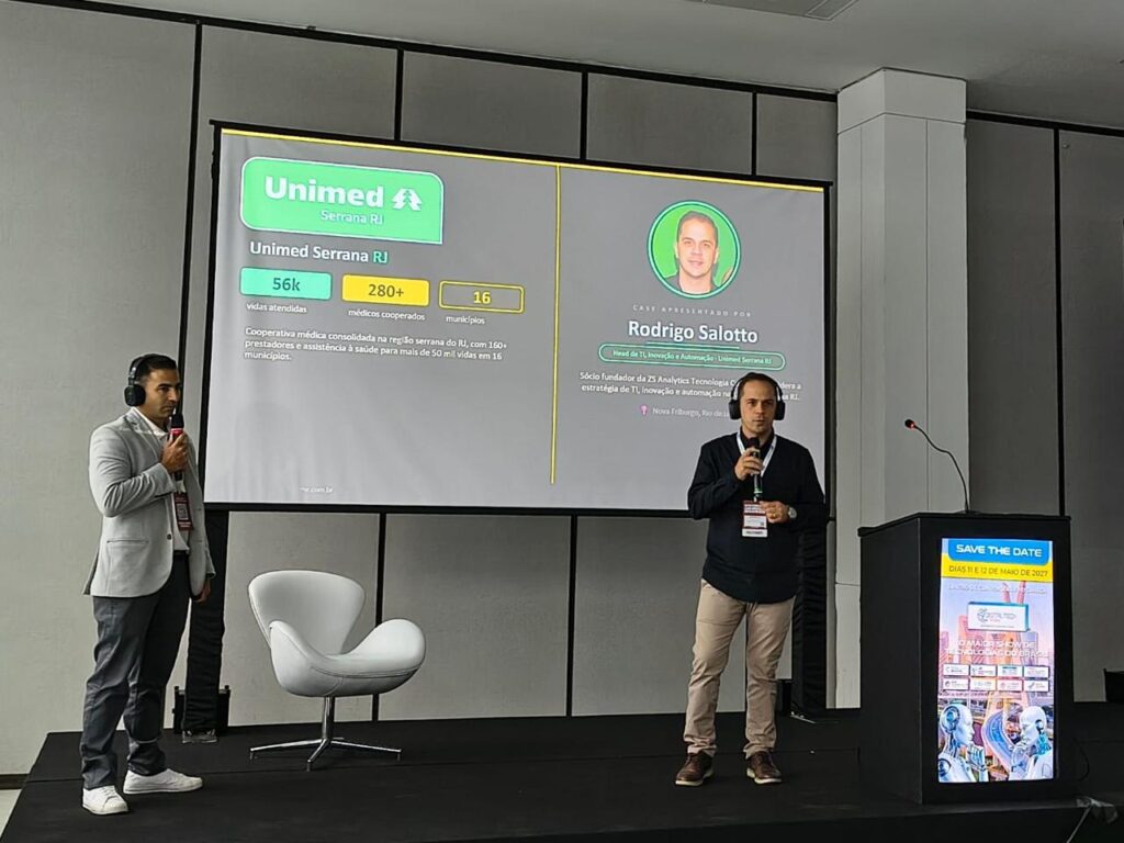 Cooperativa apresenta cases de inovação em saúde na maior feira de Tecnologia do Brasil