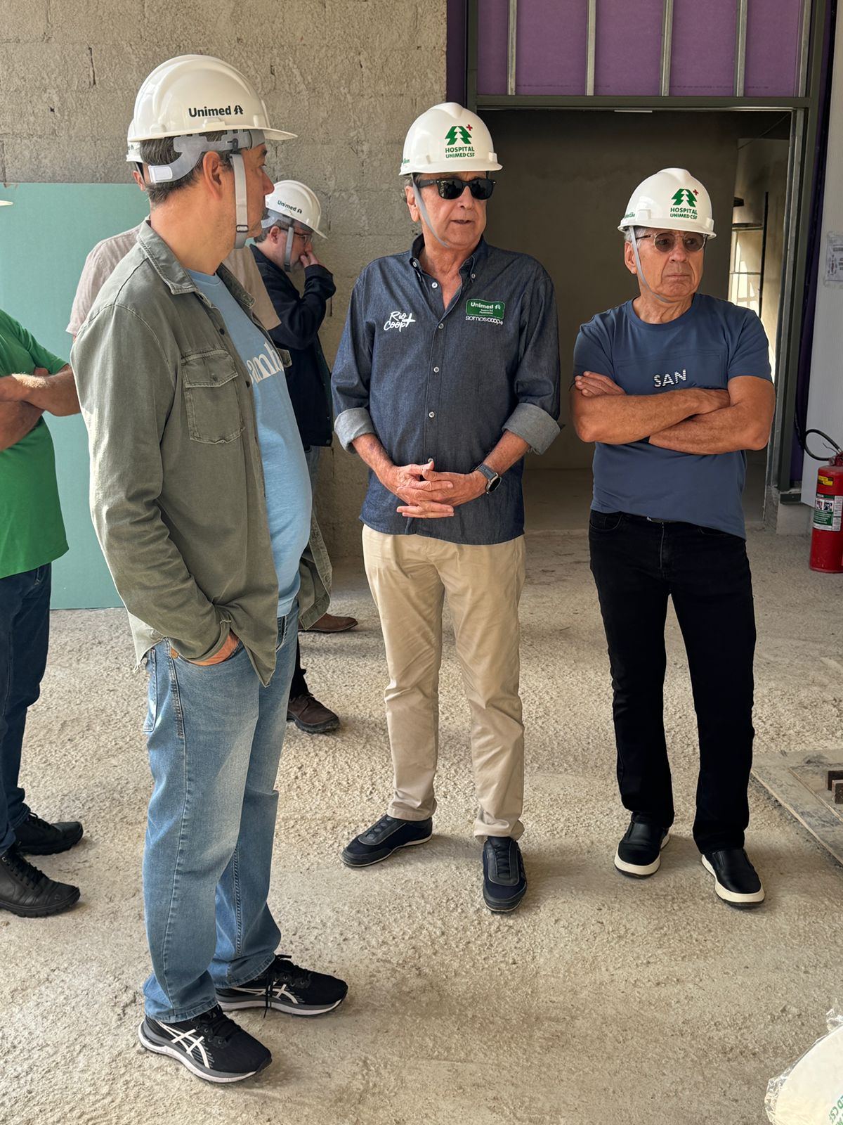 Avanço das obras: Diretoria recebe cooperados em visita técnica ao novo hospital